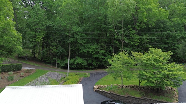 surrounding community featuring a forest view