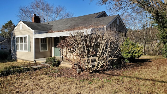 view of rear view of property