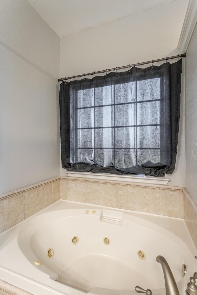 bathroom with a bathing tub