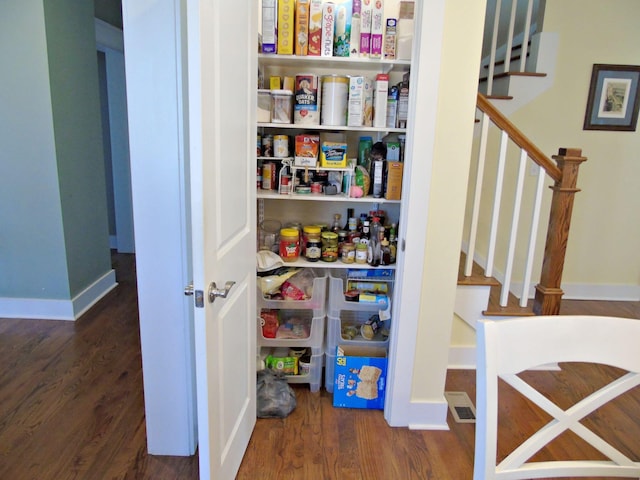 view of pantry