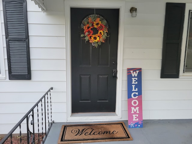 view of property entrance