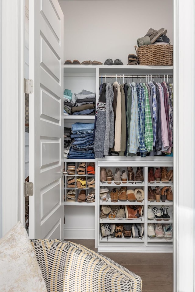 view of closet