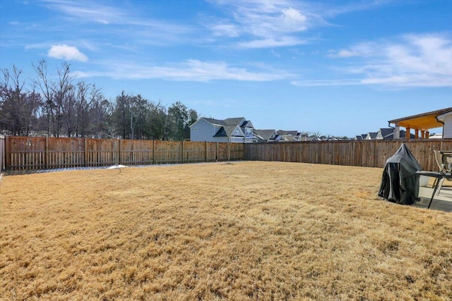 view of yard