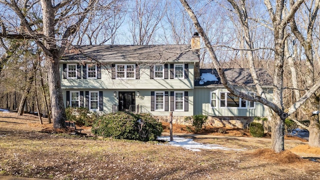 view of colonial-style house