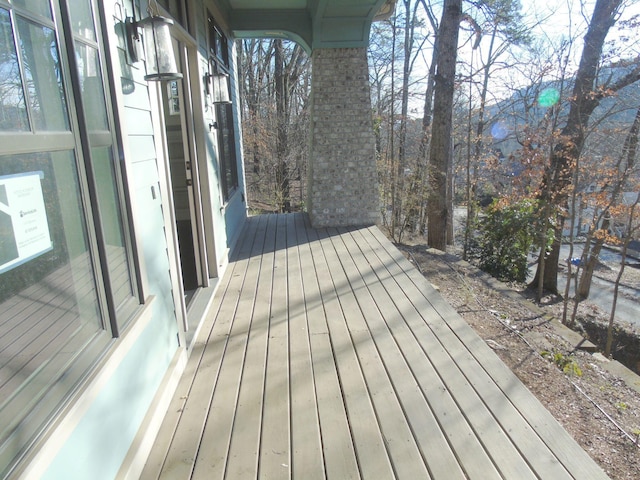 view of deck