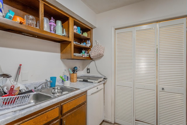 kitchen with dishwasher and sink