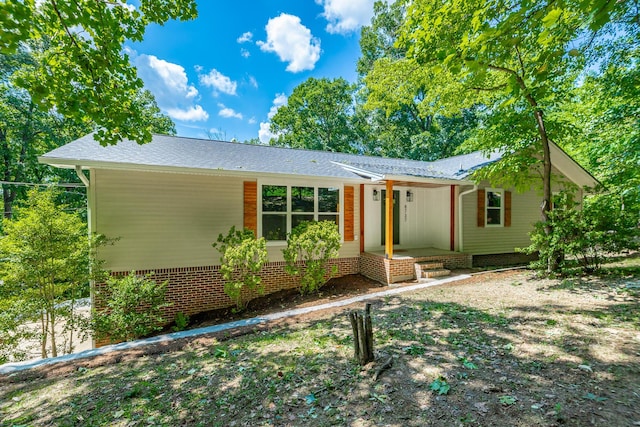 view of ranch-style house