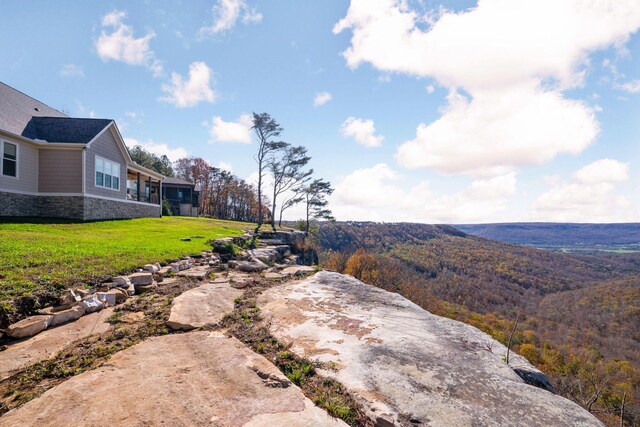 3745 Raulston Falls Rd, Jasper, TN 37347 - view of yard featuring a mountain view