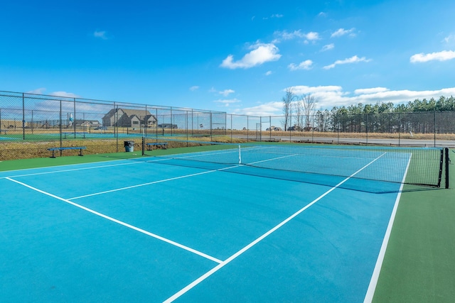 3745 Raulston Falls Rd, Jasper, TN 37347 - view of tennis court with basketball hoop