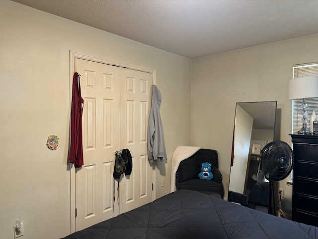 unfurnished bedroom with a closet