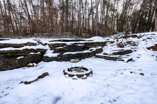 view of snowy landscape