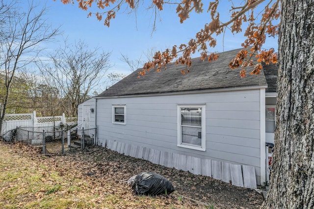 view of side of property