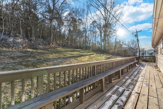 view of deck