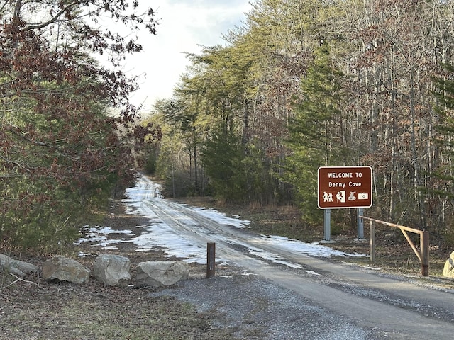 view of road