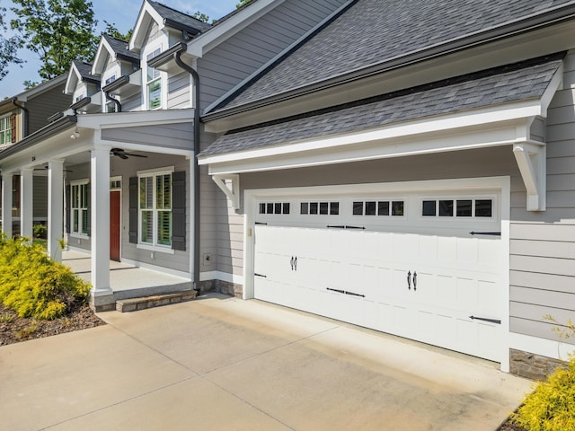 view of property exterior with a porch