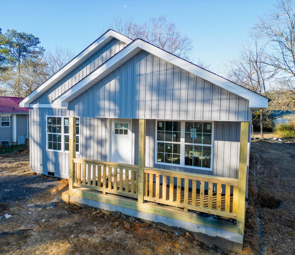 view of rear view of property