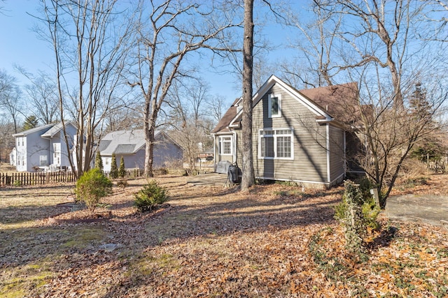 view of home's exterior