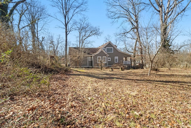 view of front of property