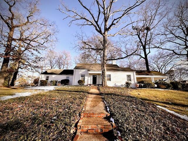 view of ranch-style home