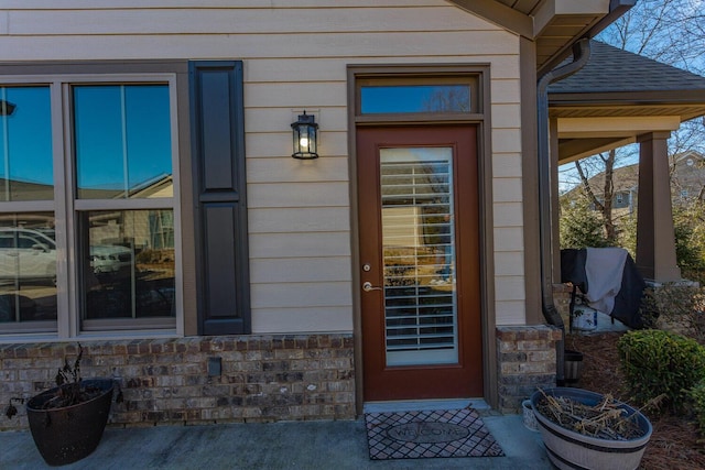 view of entrance to property