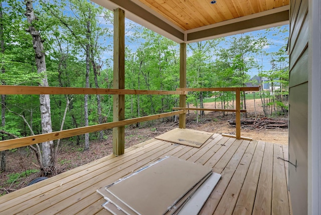 view of deck