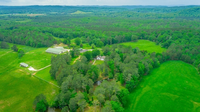 721 Gowan Rd, Lafayette, GA 30728 - aerial view of sparsely populated area with a forest