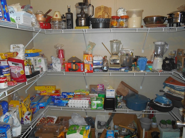 view of pantry