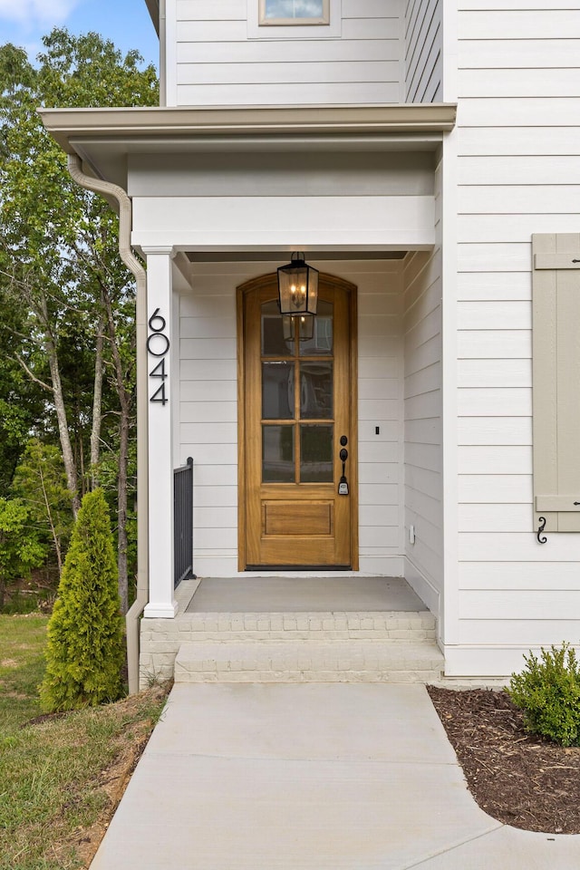 view of entrance to property