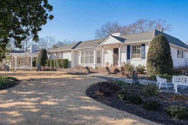 view of ranch-style home