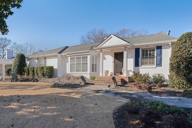 view of ranch-style home