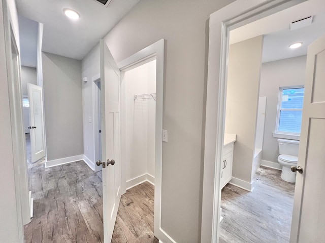 159 Rock Bridge Dr, Ringgold, GA 30736 - hall with light wood finished floors and baseboards