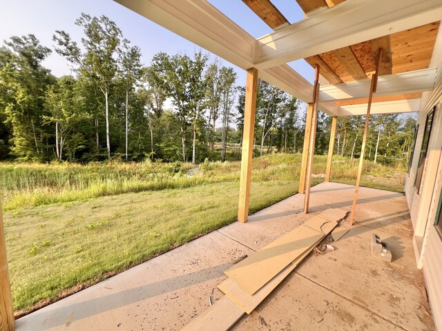 159 Rock Bridge Dr, Ringgold, GA 30736 - view of patio featuring view of scattered trees