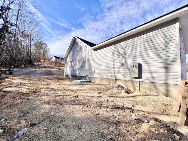 view of side of home