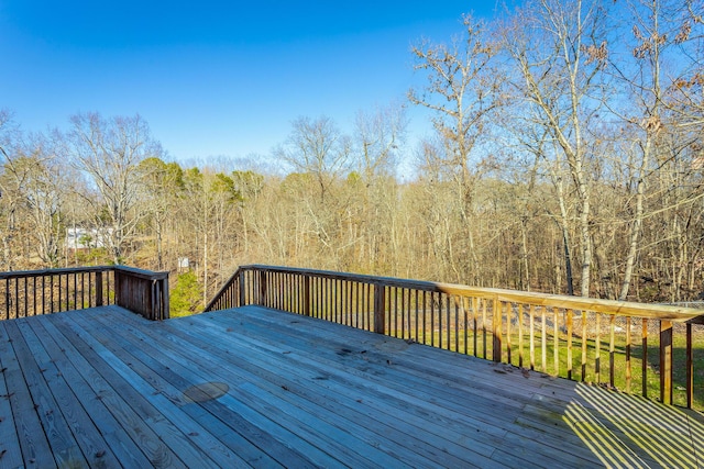 view of deck