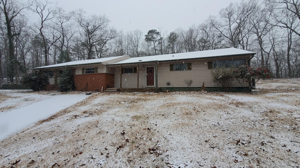 view of ranch-style house