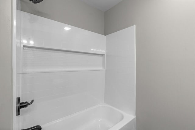full bathroom featuring bathtub / shower combination