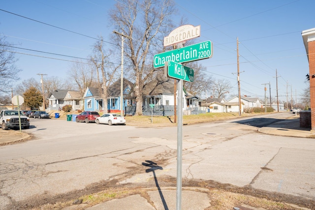 view of road