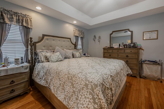 bedroom featuring hardwood / wood-style floors