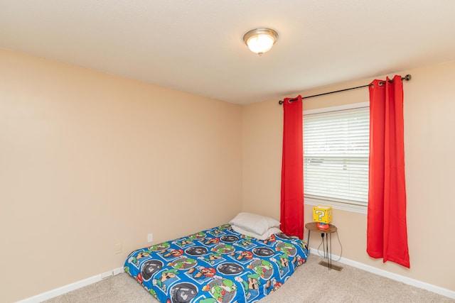 bedroom featuring carpet floors