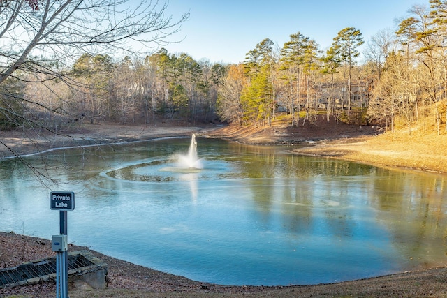 property view of water