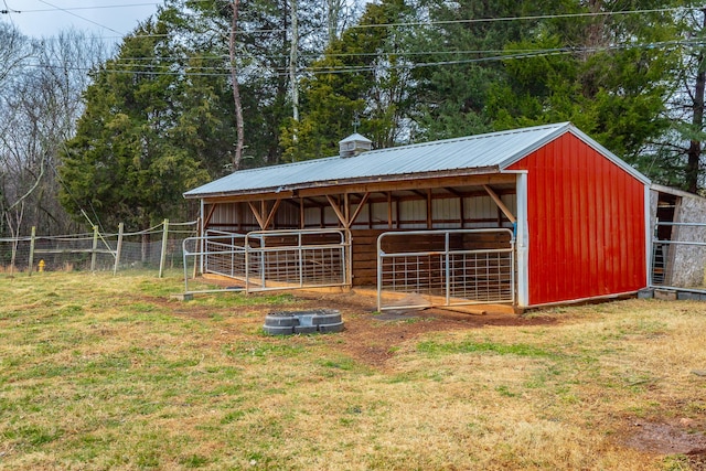 view of stable