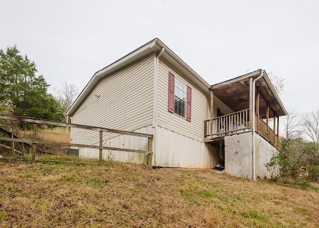 view of property exterior