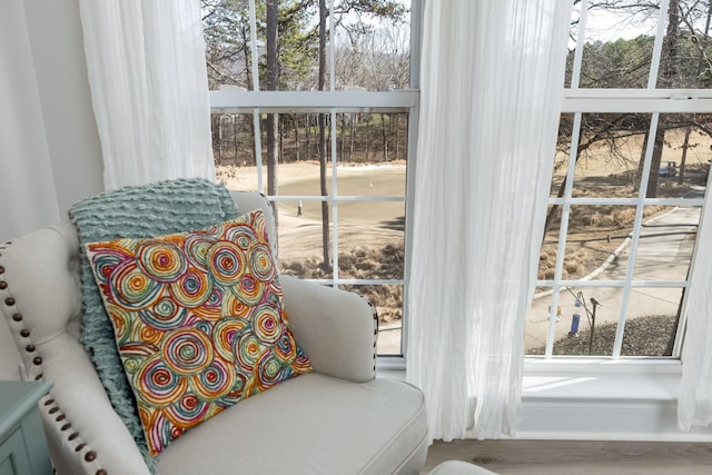 view of sitting room