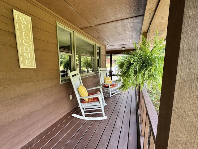 446 Jamestown Rd, Menlo, GA 30731 - wooden deck featuring a porch