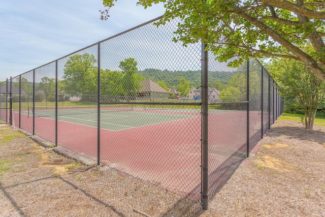 view of sport court