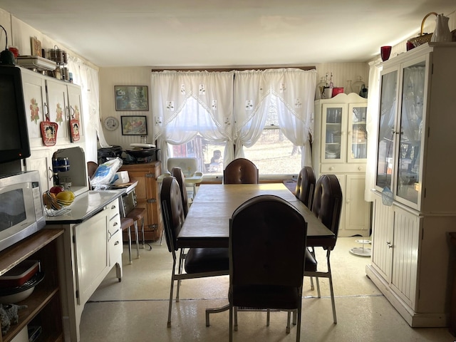 view of dining area