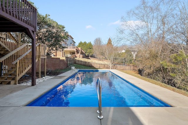 view of pool