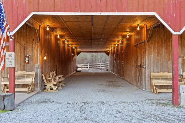 view of stable