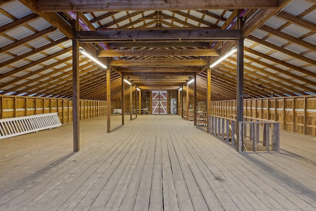 view of stable