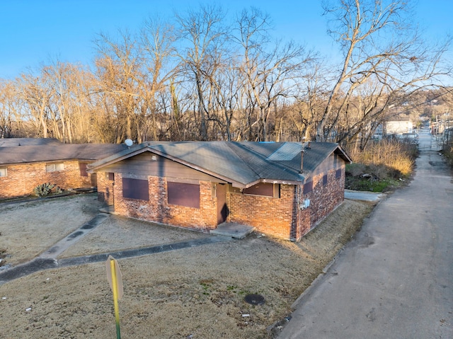 view of front of home